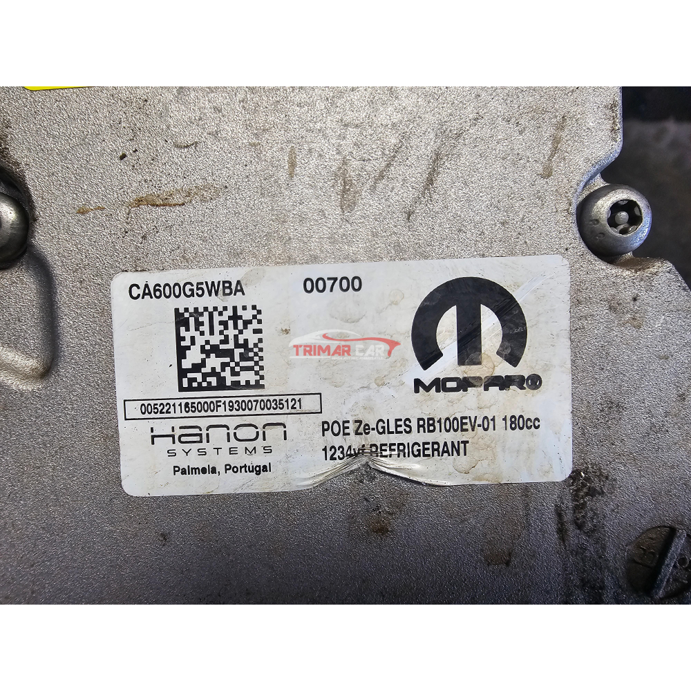 CA600G5WBA 52211650 COMPRESSORE AC CLIMA JEEP FIAT 500E COMPASS HYBRID