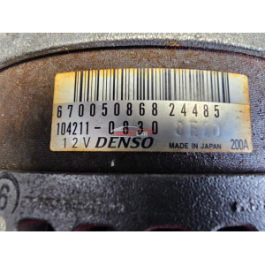 200A 670050868 104211-0830 ALTERNATORE ALFA ROMEO STELVIO 2.9 QUADRIFOGLIO