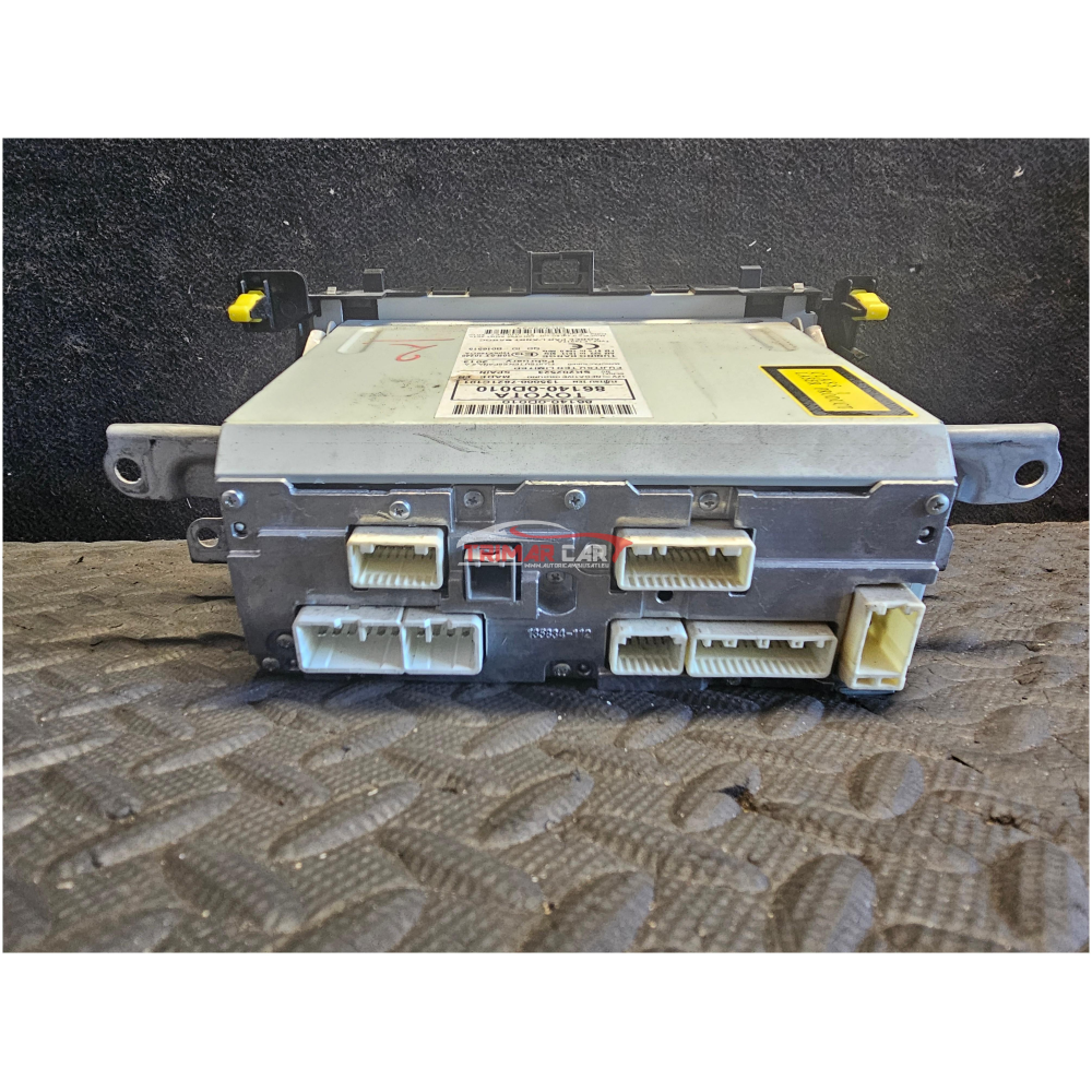 861400D010 86140-0D010 LETTORE CD AUTORADIO NAVIGATORE GPS TOYOTA YARIS 3 III (P13)(2013) 1.0 69CV 51KW 1KRFE