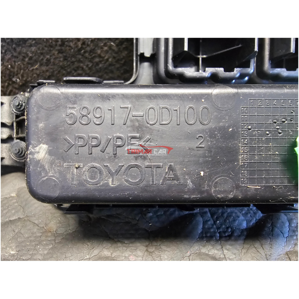 589170D100 PULSANTIERA PULSANTI TASTO CONTROLLO TRAZIONE ESP TOYOTA YARIS 3 III (P13)(2013)