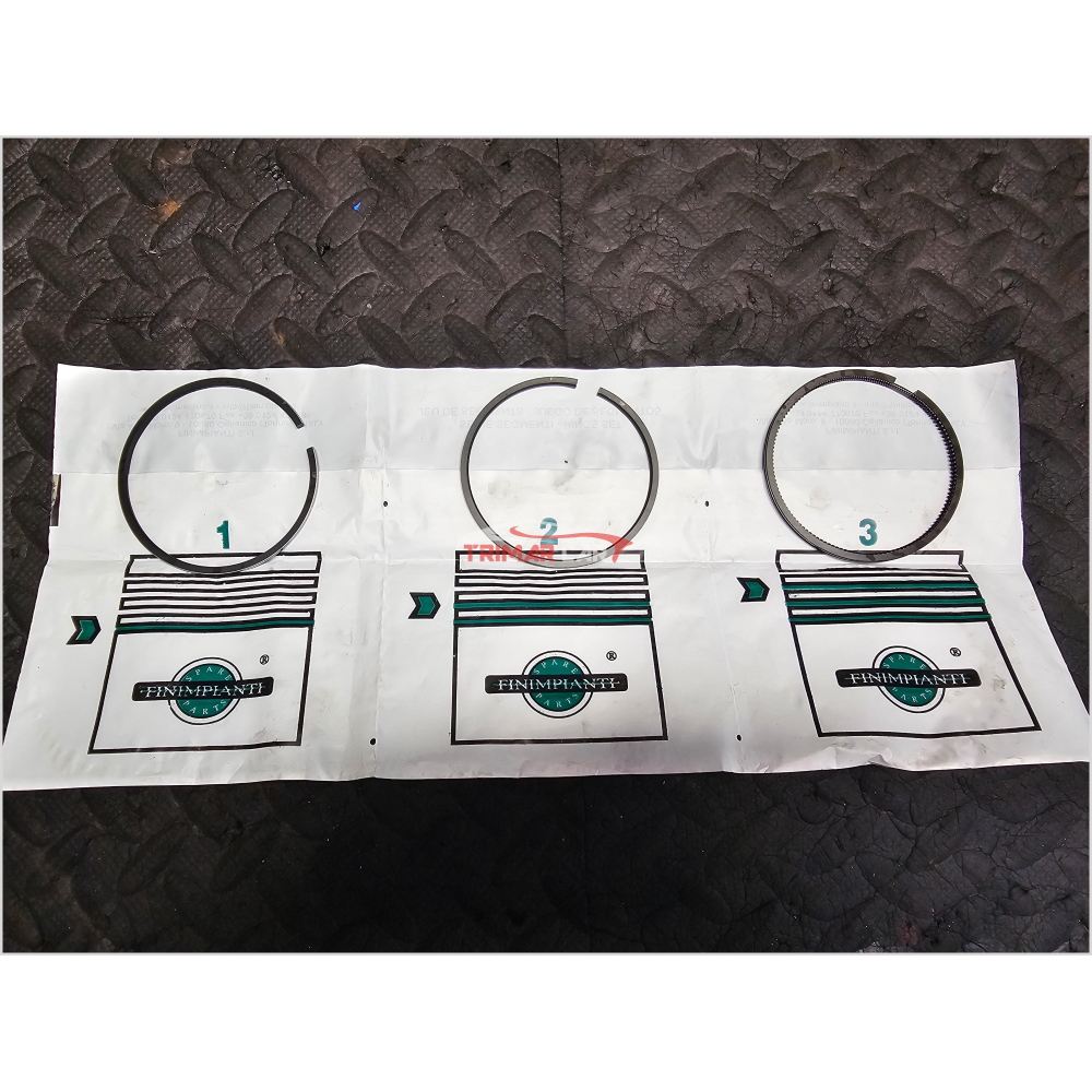 FIN958RS00 8211248 SERIE FASCE PISTONI PIAGGIO PORTER SEGMENTI LOMBARDINI LDW1404 RING SETS STD 75MM