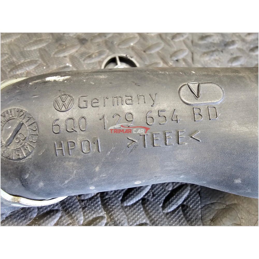 6Q0129654BD TUBO ASPIRAZIONE ARIA AUDI A2 SEAT IBIZA SKODA FABIA VW POLO 1.4 TDI 