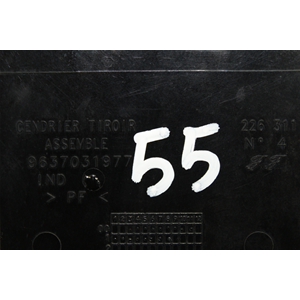 CASSETTO VANO POSACENERE ANTERIORE PEUGEOT 307 SW (3H) [2002-2009] 9637031977