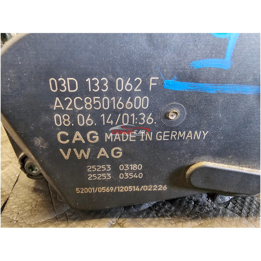 03D133062E CORPO FARFALLATO SEAT IBIZA SKODA FABIA VW POLO 6R 1.2 CGP*