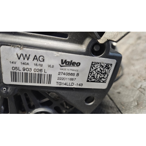 05L903026L TG14LLD 14V 140A ALTERNATORE AUDI CUPRA SEAT SKODA VW 2.0TDI*PULEGGIA KO