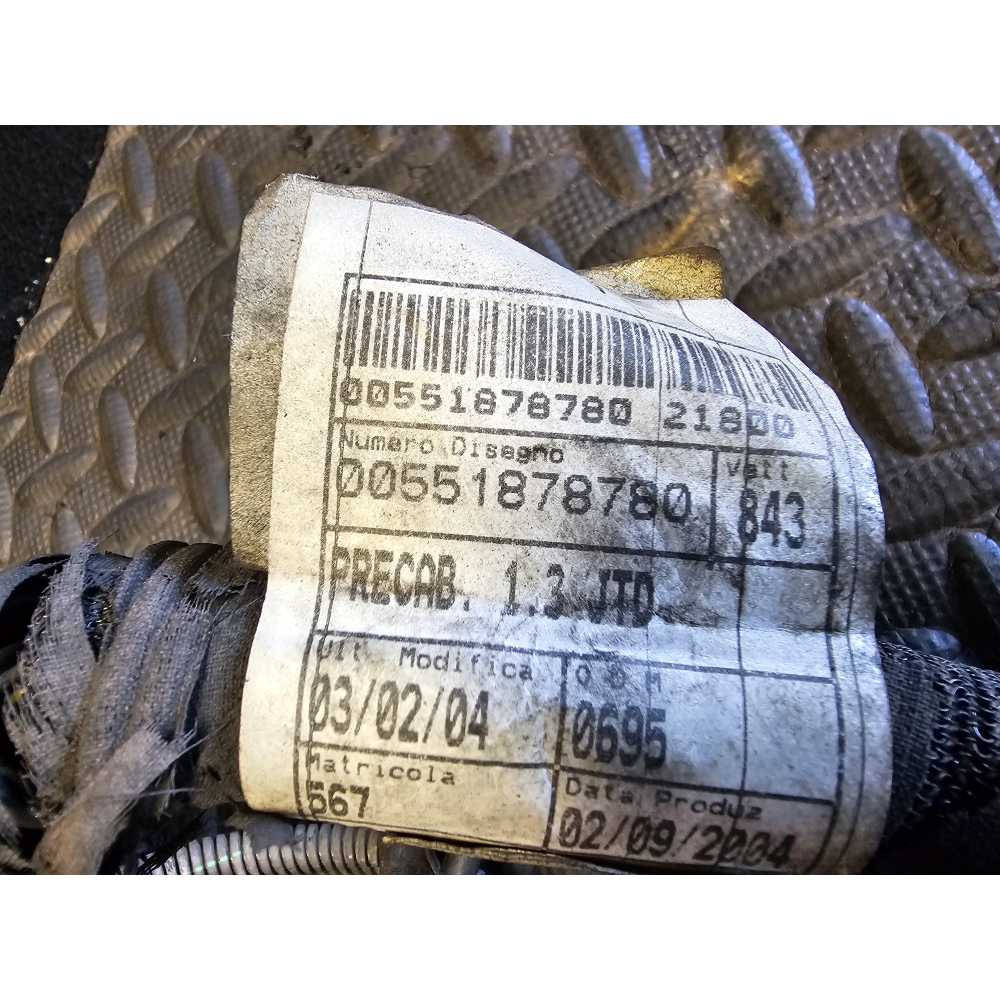 55187878 CAVO CABLAGGIO MOTORE LANCIA YPSILON (843) [2003-2011] 1.3MTJ 70CV 51KW