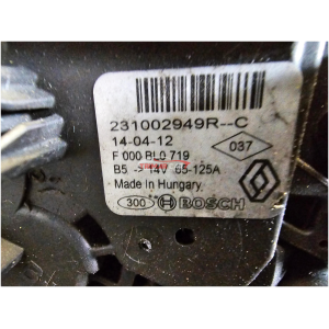 231002949R F000BL0719 14V 65-125A ALTERNATORE DACIA NISSAN RENAULT 1.5DCI