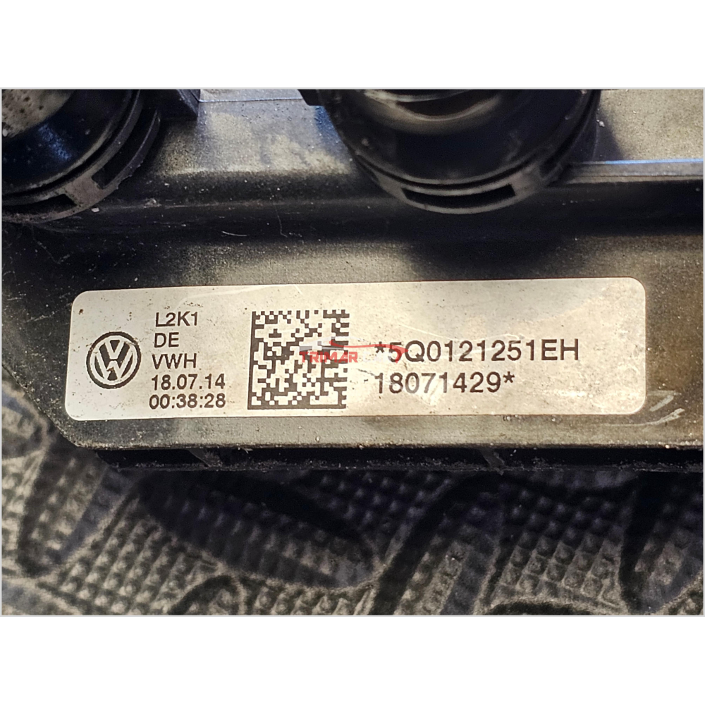 5Q0121251EC 5Q0121251EH KIT RADIATORE ACQUA MOTORE AUDI A3 8V SEAT SKODA VW GOLF 7 VII 2013>