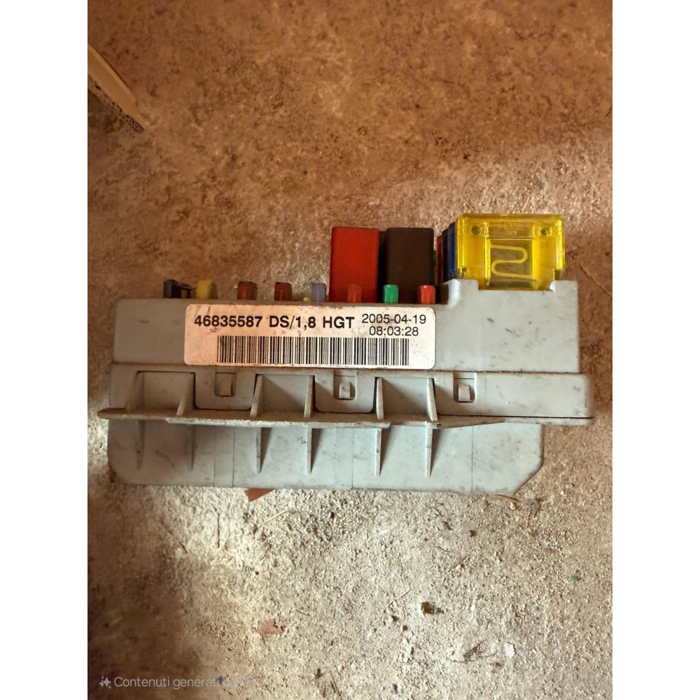 CENTRALINA PORTAFUSIBILI BCM FIAT PUNTO 2 (188)(2003-2012) 46835587
