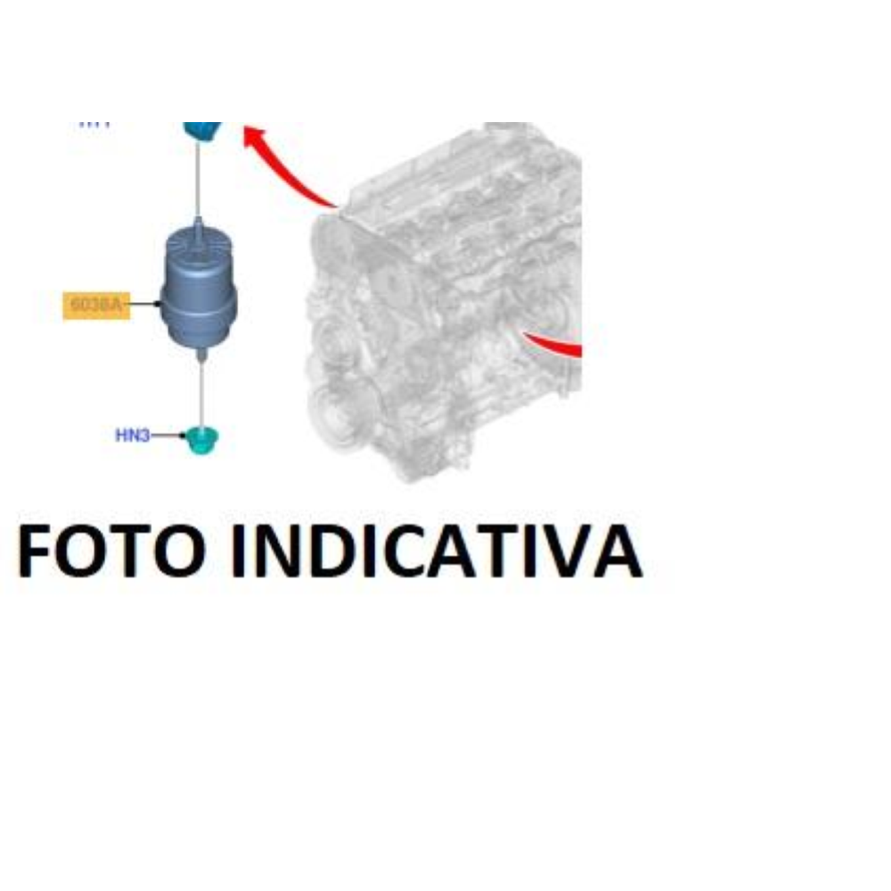 2541193 JB3G-6038-AH SUPPORTO MOTORE DESTRO FORD RANGER (TKE)(2019>) 2.0D EcoBlue 4X4 170CV 125KW BC2X