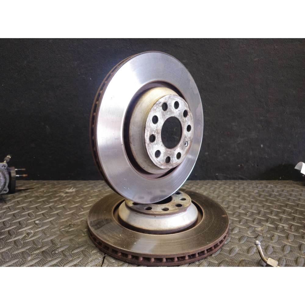 5Q0615601E COPPIA DISCHI FRENO POSTERIORI AUDI CUPRA SEAT SKODA VW 310MM