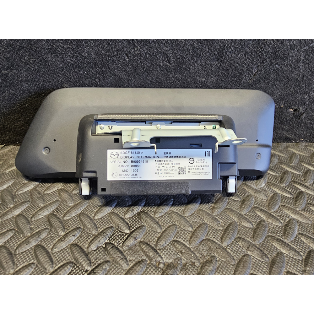 BDGF-611J0-A DISPLAY MONITOR LCD NAVIGATORE GPS MAZDA 3 (BP)(2019>)