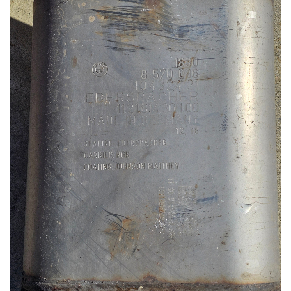 18307823926 18308570096 CATALIZZATORE+ TUBO SCARICO MARMITTA BMW SERIE 5 TOURING (F11)(2009-2017) 3.0D XDRIVE 249CV 183KW N57D30A 2017