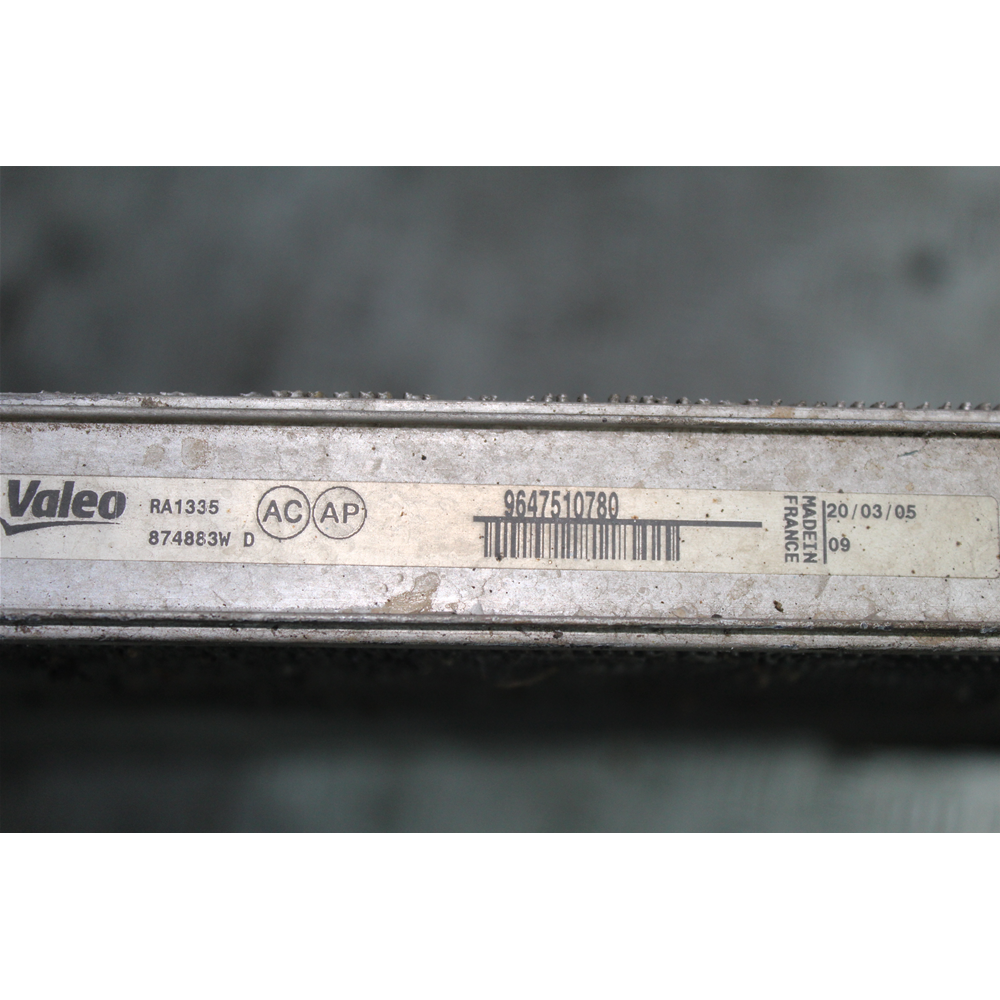 RADIATORE ACQUA MOTORE PEUGEOT 206 206+ 307 CITROEN C4 1.4HDI [98-11] 9647510780