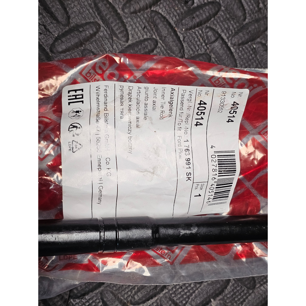 40514 1763991SK TIRANTE SCATOLA GIUNTO ASSIALE FORD TRANSIT CUSTOM (2012>)