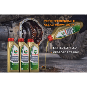 Olio Differenziale 75W-140 Castrol 3L API GL-5 Jeep Mopar 68218657AB 