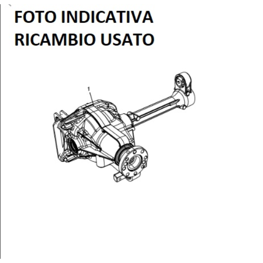 68019334AA DIFFERENZIALE ANTERIORE JEEP CHEROKEE 4 (KK)(08-12) 2.8CRD 177CV 130KW VM52C