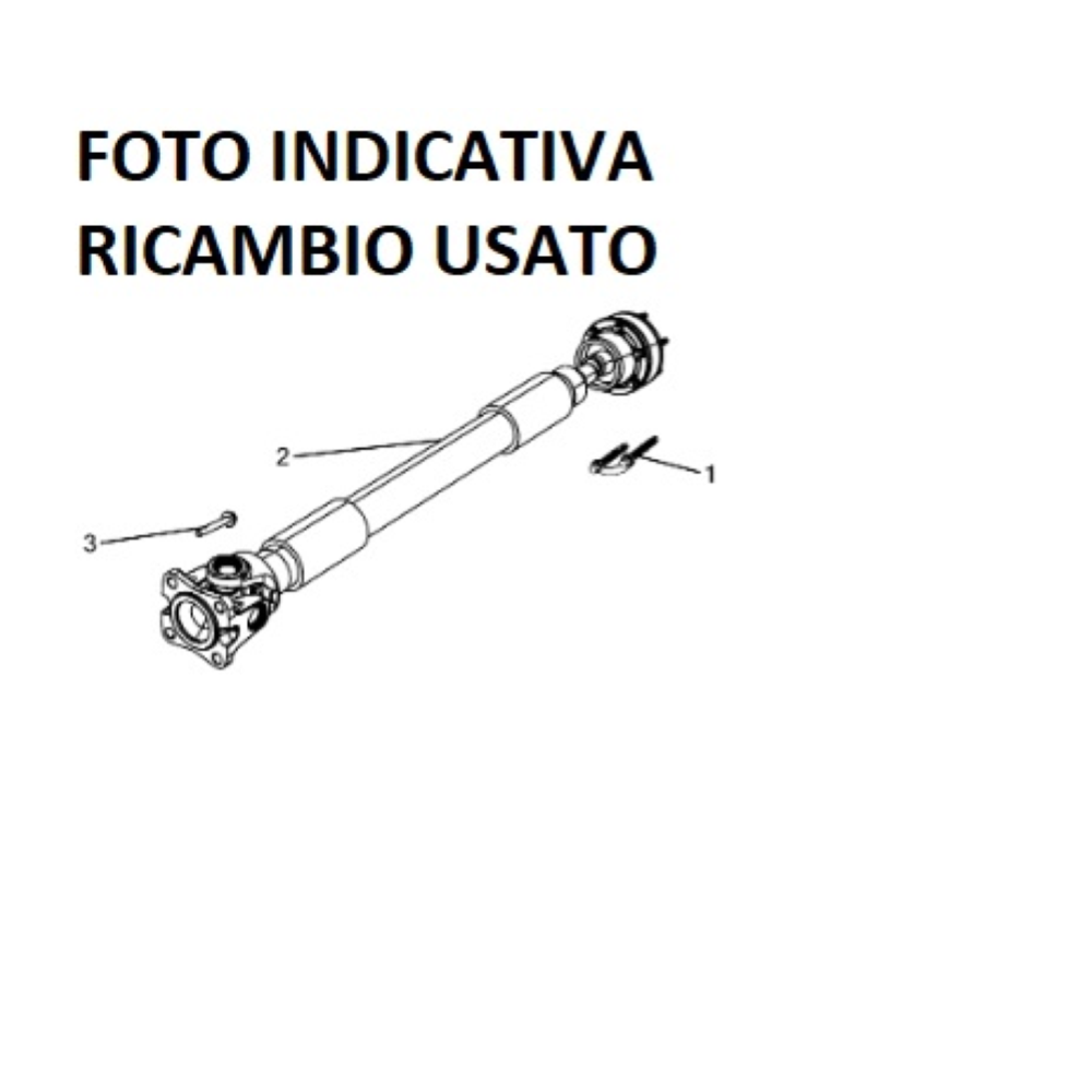 52853441AD ALBERO DI TRASMISSIONE JEEP CHEROKEE 4 (KK)(08-12) 2.8CRD 177CV 130KW VM52C