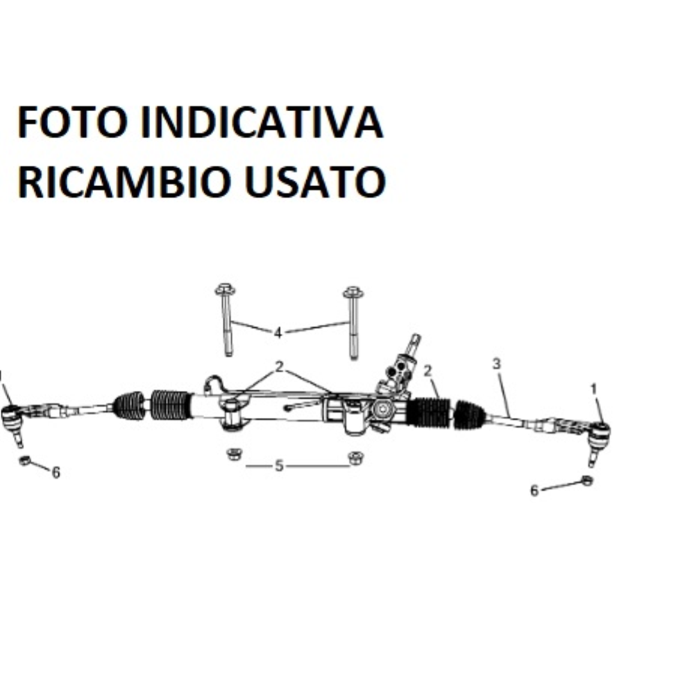 KR2109984AH SCATOLA STERZO IDROGUIDA JEEP CHEROKEE 4 (KK)(08-12) 2.8CRD 177CV 130KW VM52C