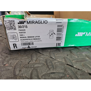 30/215 6981087Z01 ALZAVETRO MANUALE ANTERIORE DESTRO PIAGGIO PORTER 1993>