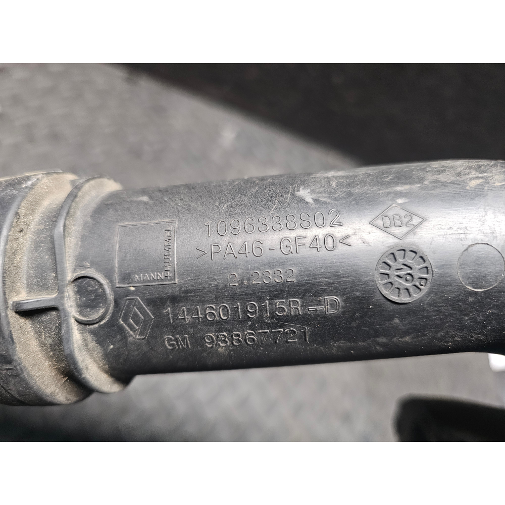 1065337S03 144601915R TUBO MANICOTTO INTERCOOLER TURBO RENAULT TRAFIC 3 III (JG)(2014>) 1.6DCI R9M