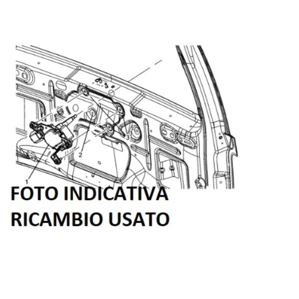 57010090AB MOTORINO TERGILUNOTTO POSTERIORE JEEP CHEROKEE 4 (KK)(08-12)