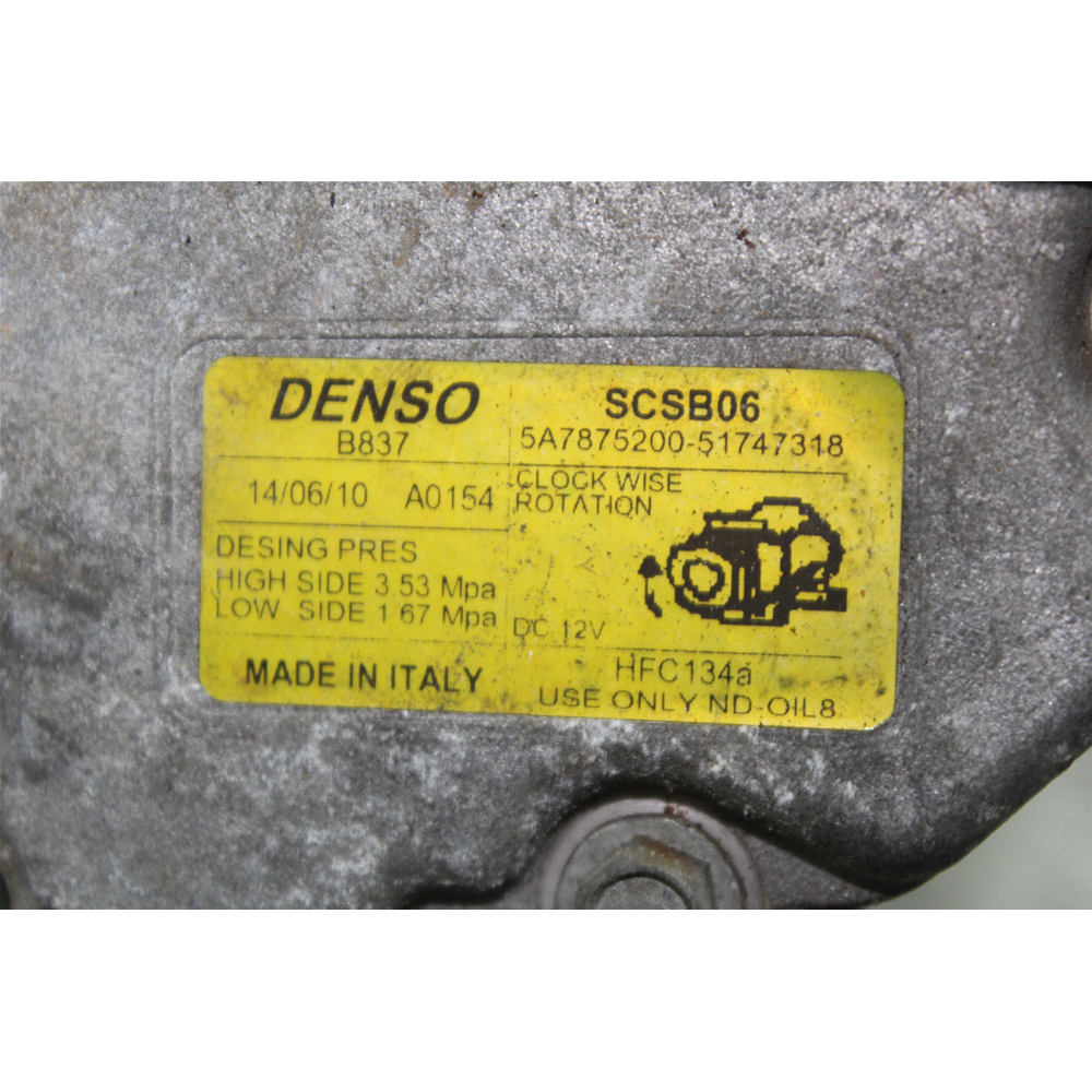 51747318 COMPRESSORE AC CLIMA FIAT ABARTH LANCIA