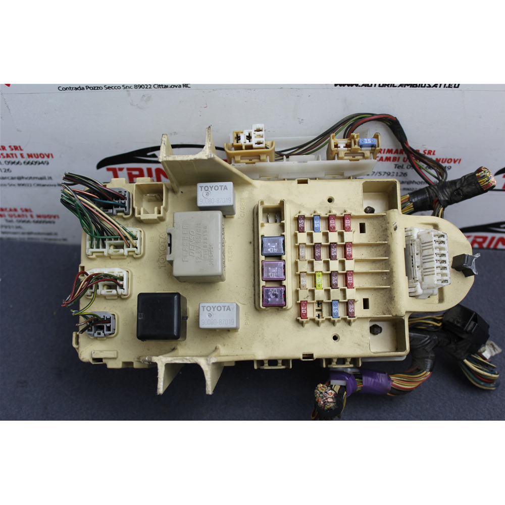 CENTRALINA SCATOLA PORTAFUSIBILI TOYOTA YARIS 1 (P1) [1999-2005] 82730-0D040