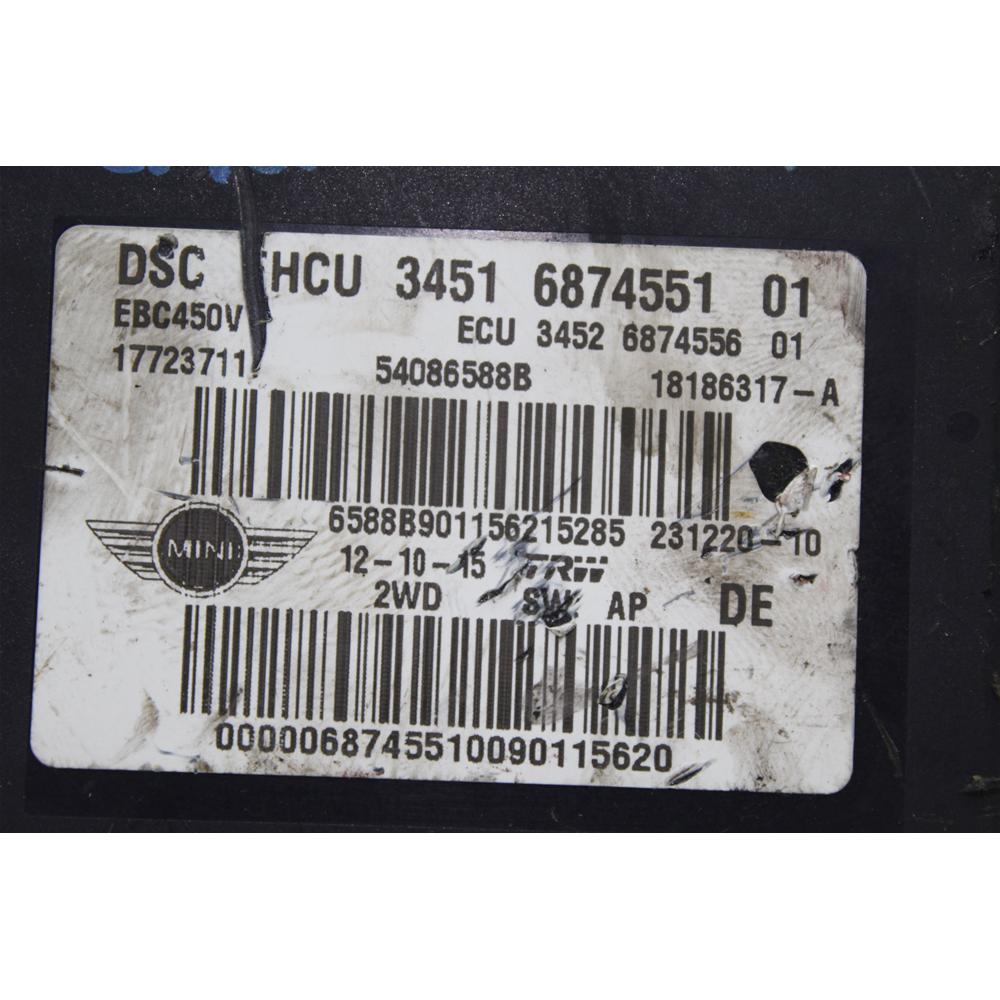 POMPA CENTRALINA ABS MINI COUNTRYMAN (R60) [10-16] 54086588B 3451687455101