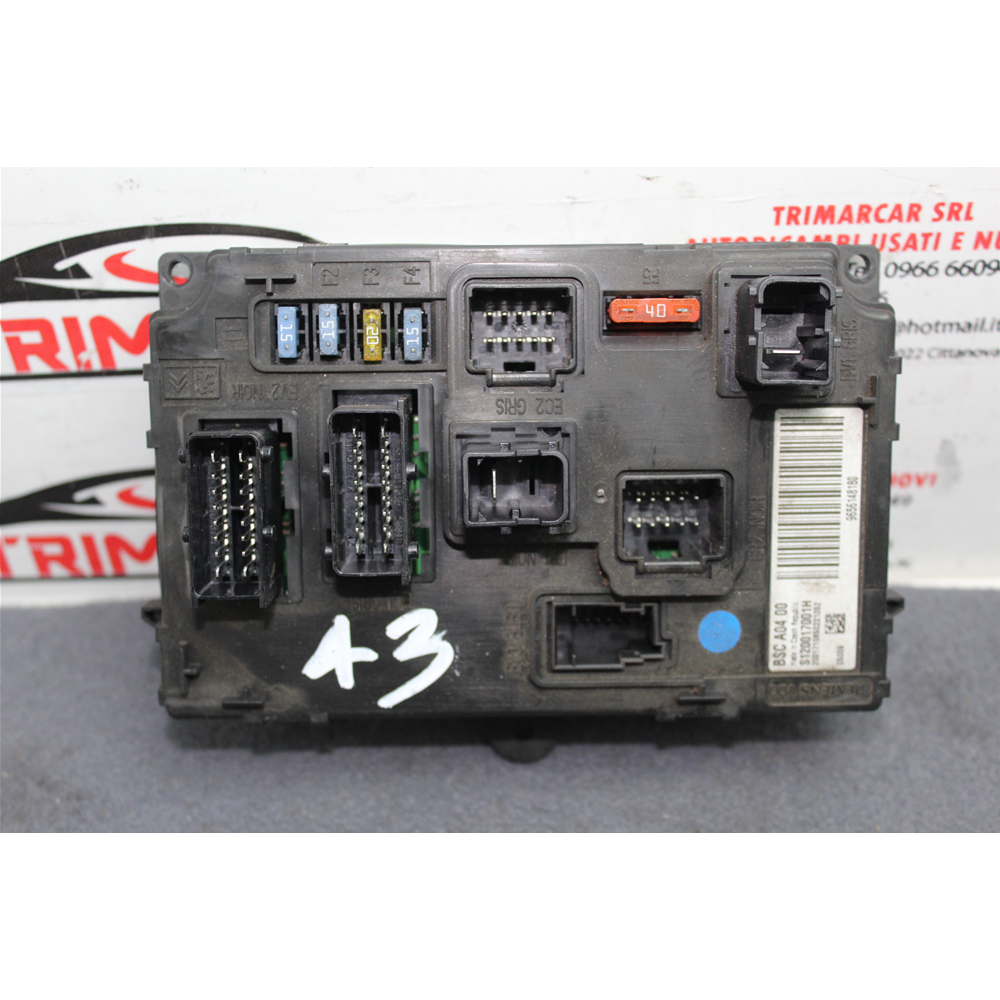 CENTRALINA SCATOLA PORTAFUSIBILI BSC PEUGEOT 407 SW (6E) [2004-2011] 9656148180