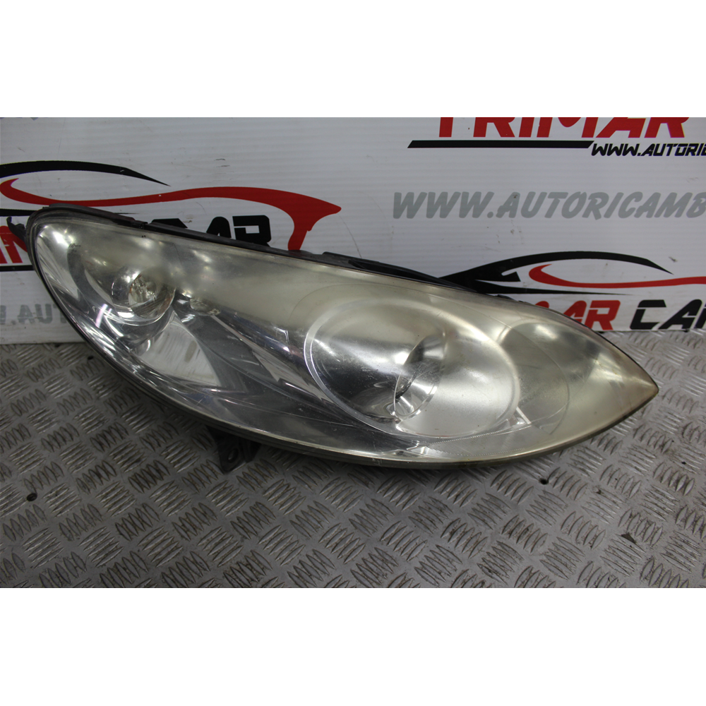 Faro Fanale Anteriore Dx Destro Peugeot 407 Sw 6e 04 11 Elettrico Originale