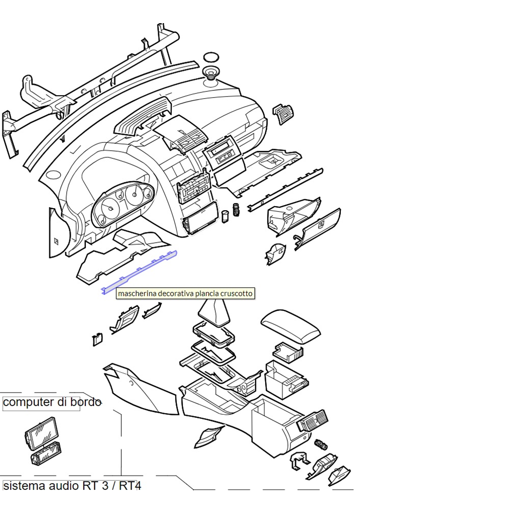 8226A6 9647155277 MODANATURA CRUSCOTTO SINISTRA PEUGEOT 407 SW (6E)[2004-2011] 