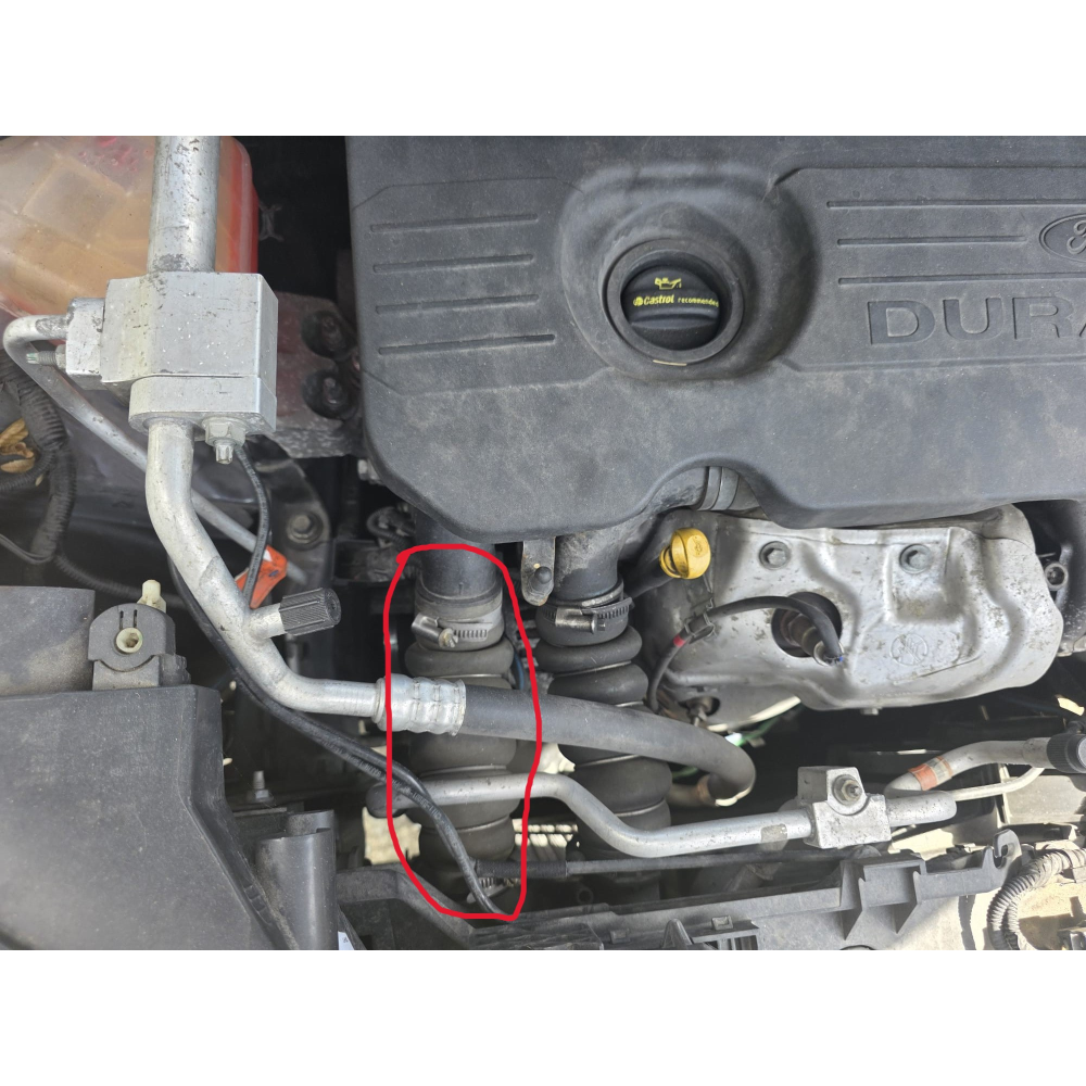 CN11-6K863-AC 1880417 TUBO MANICOTTO INTERCOOLER TURBO FORD ECOSPORT (2011>) 1.5ECOBLUE TDCI 95CV 70KW XVJD