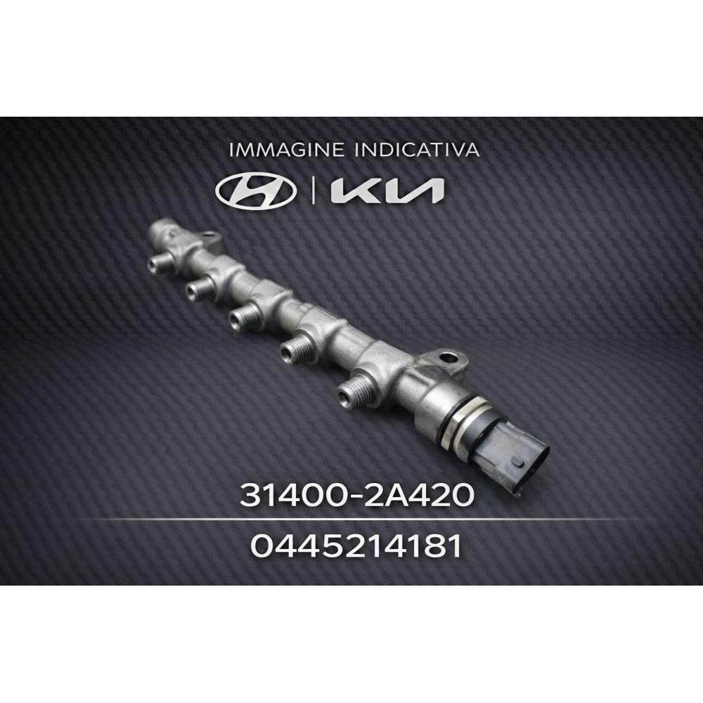 314002A420 0445214181 TUBO FLAUTO RAIL INIEZIONE KIA HYUNDAI 1.7CRDI 85KW D4FD EURO 5