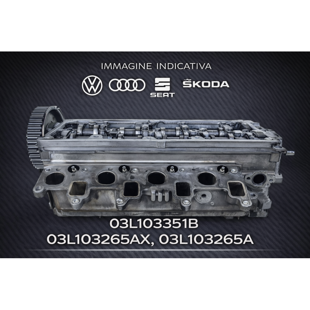 03L103373A TESTATA 1.6 TDI CAY CAYC CAYD CAYE CAYB AUDI A3 VW POLO SEAT SKODA