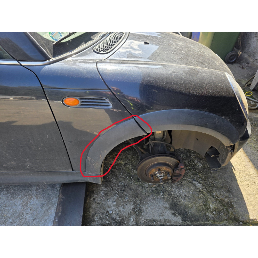 51131505864 FASCIONE PASSARUOTA ANTERIORE DESTRO MINI COOPER (R50,R53)(01-06)