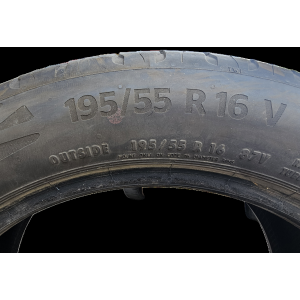 COPPIA 2 Gomme Continental EcoContact 6 195/55 R16 87V  Estive 4.59mm DOT 2120