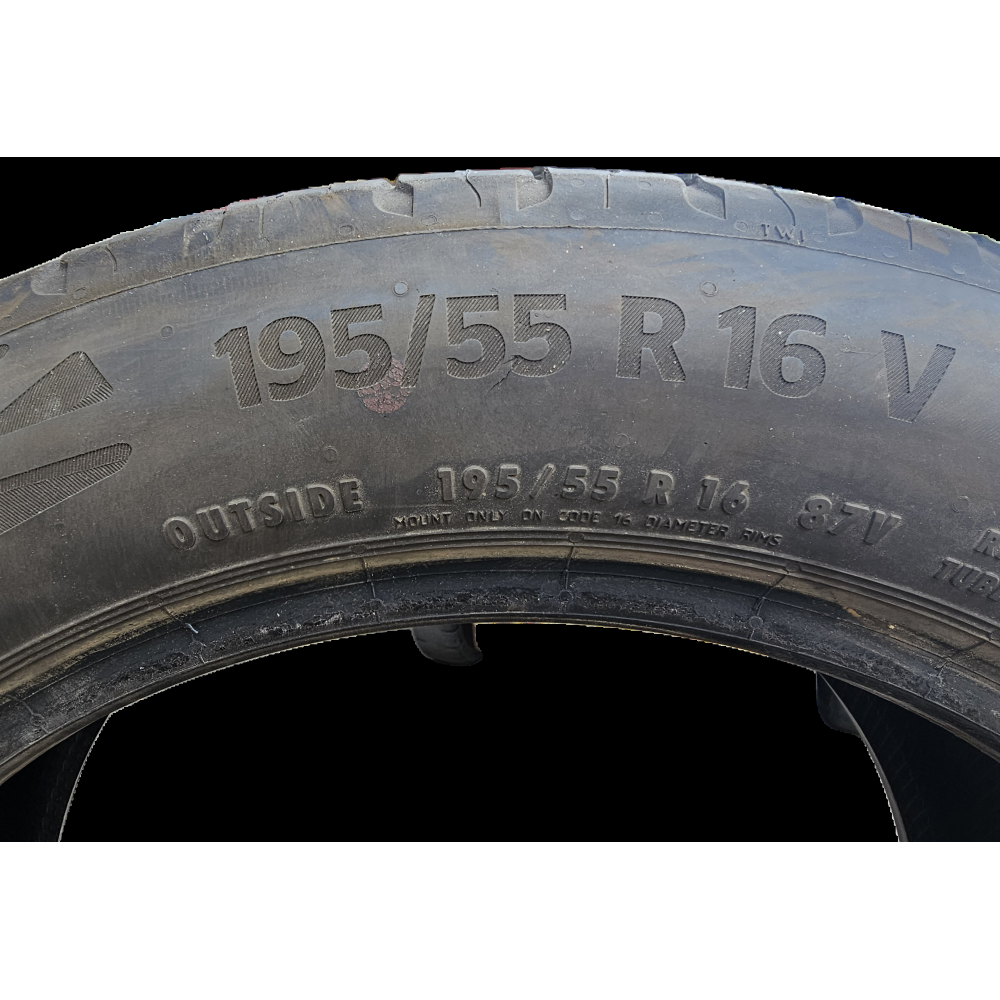 COPPIA 2 Gomme Continental EcoContact 6 195/55 R16 87V  Estive 4.59mm DOT 2120