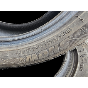 COPPIA 2 Gomme Riken Snow 195/55 R16 87H Invernali 6.62 mm DOT 4224