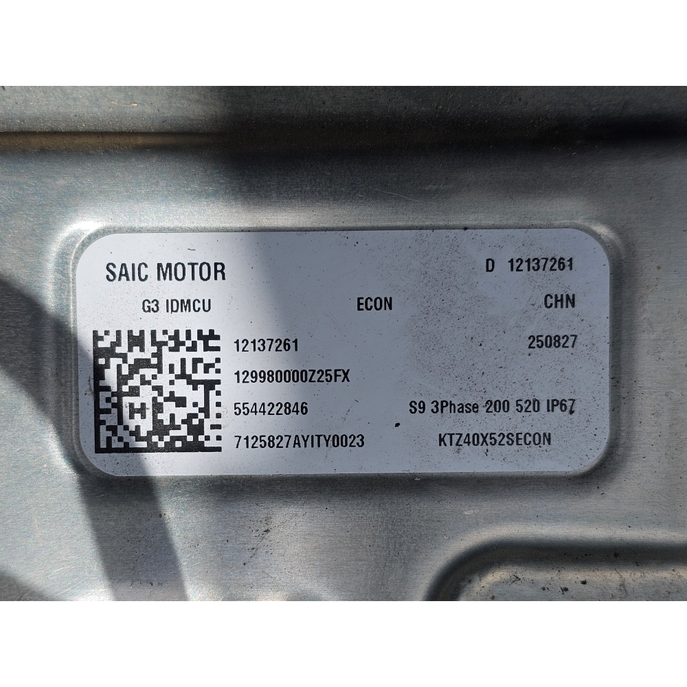 CAMBIO IBRIDO MG EHS - UNITÀ EDU G3 SAGW CODICE TZ210XS1001 -MOTORE ELETTRICO INTEGRATO