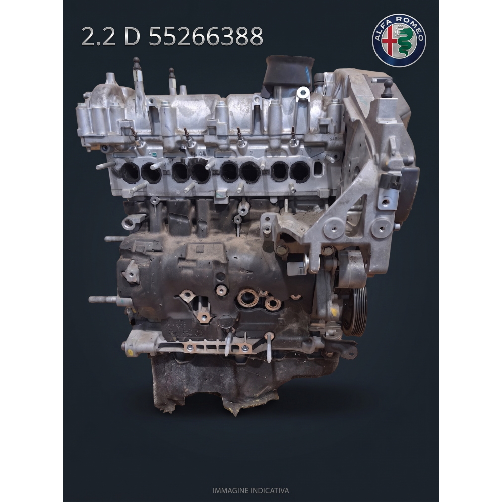 MOTORE REVISIONATO ALFA ROMEO GIULIA 2.2 DIESEL 150CV – 55266388