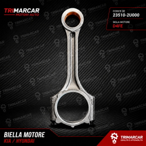 KIT 4 BIELLE Motore Hyundai Kia 1.6 D4FE 23510-2U000 OEM Nuova