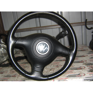 VOLANTE STERZO IN PELLE VW GOLF 4 PASSAT USATO (VOLANPASSA)