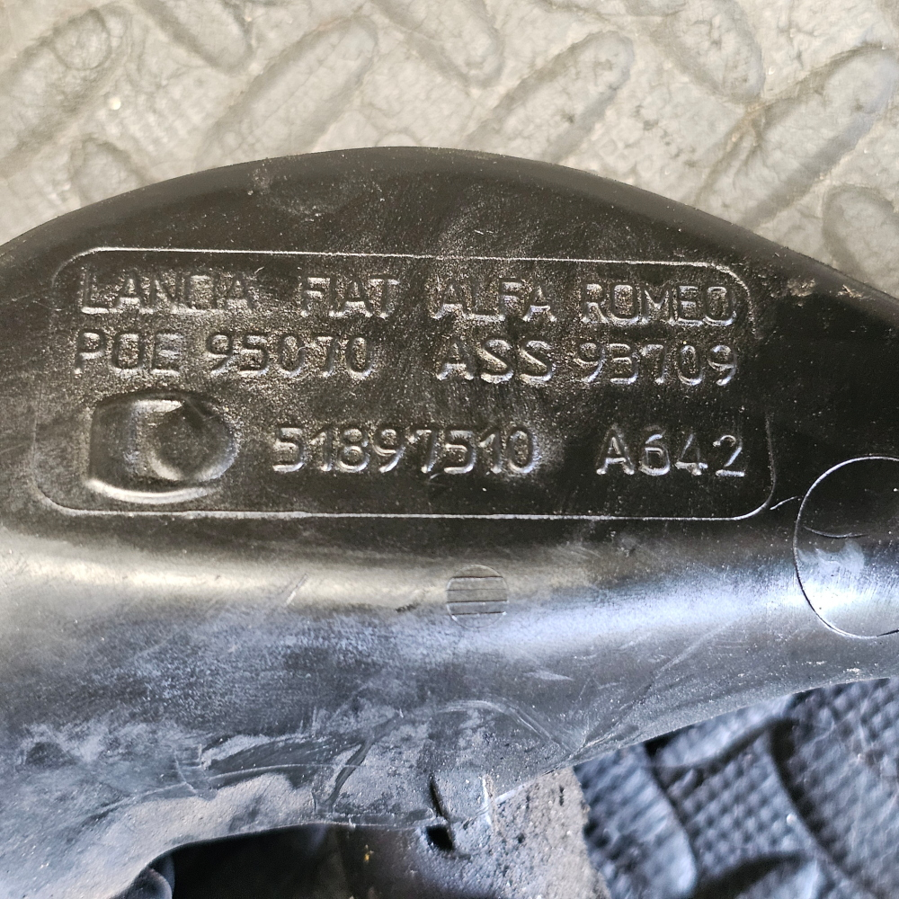 51897510 TUBO MANICOTTO ASPIRAZIONE ARIA FIAT 500L PANDA 312 LANCIA 1.3MJT 84CV 