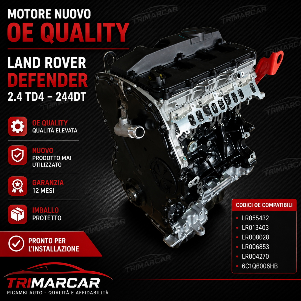 Motore Nuovo 2.4 TD4 244DT Land Rover Defender LR055432 LR006853 OE Quality