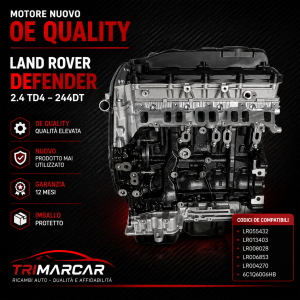 Motore Nuovo 2.4 TD4 244DT Land Rover Defender LR055432 LR006853 OE Quality