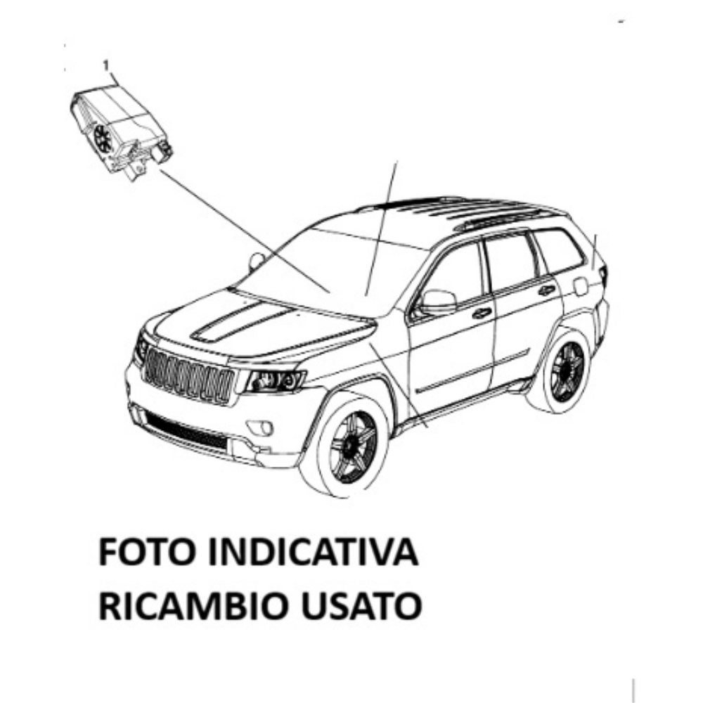 68166372AB ACCENSIONE BLOCCASTERZO JEEP GRAND CHEROKEE 4 IV (WK,WK2)(2010>)