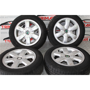 SET 4 CERCHI IN LEGA SKODA FABIA 1 (6Y2) [1999-2008] R14