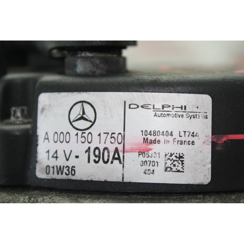 A0001501750 ALTERNATORE MERCEDES-BENZ
