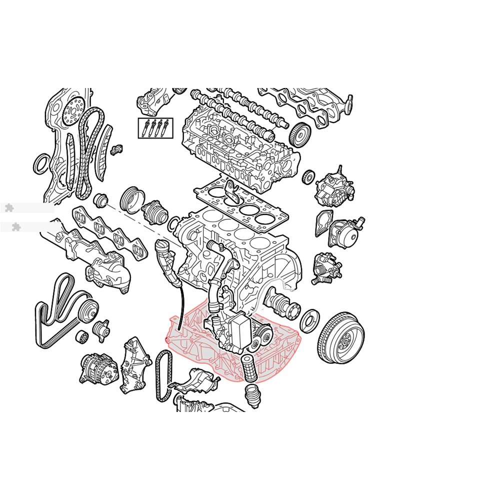 COPPA OLIO RENAULT LAGUNA 2 SW [2000-2007] 2.0DCI 150CV 110KW M9R 8200381557